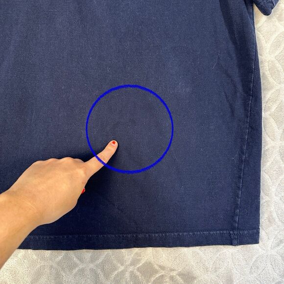 Vtg Lone Pine Koala Sanctuary T-Shirt Men XL Blue Embroidered Brisbane Australia - Picture 4 of 10